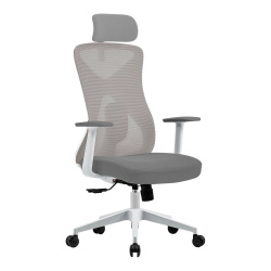 Acteck Silla Ejecutiva Floe Pro EC737, Respaldo de Malla, Reposabrazos, Blanco 