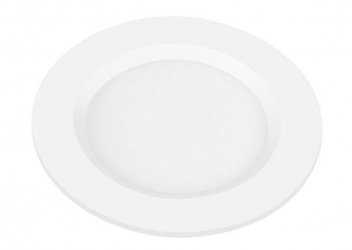 Electromag Lámpara LED para Techo Luna 6 Flat, Interiores, Luz Cálida, 6W, 378 Lúmenes, Blanco, para Casa 