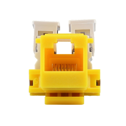 Enson Contector Jack RJ-45 Cat6 90 Grados, Amarillo 