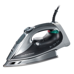 Hamilton Beach Plancha Vapor-Seco 14980, 1500W, 300ml, Gris 