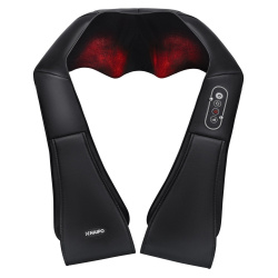 Naipo Cojín Masajeador para Hombro/Cuello MGS-150DC, Negro 