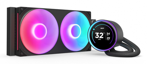 NZXT Elite 280 V2 Enfriamiento Líquido para CPU, 2x 140mm, hasta 2000RPM, Negro  