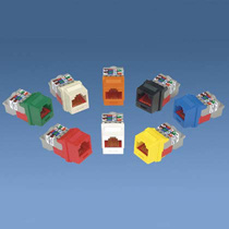 Panduit Jack Modular Mini-Com Cat5e UTP, RJ45, Marfil 
