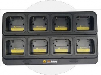 Telo Systems Cargador de Bateria TE390MC, 8 Baterías, Entrada 100 - 240V, para TE390 
