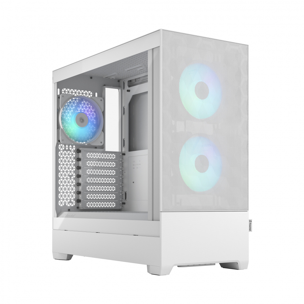 Gabinete Fractal Design Pop Air, Midi-Tower, ATX/Micro-ATX/Mini-ITX, USB 3.0, sin Fuente, 3 Ventiladores Instalados, Blanco 