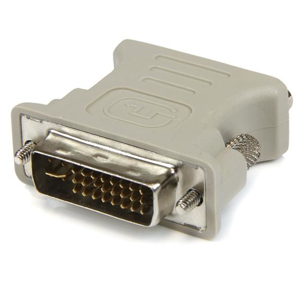 StarTech.com Adaptador Conversor DVI-I a VGA, DVI-I Macho - DB15 Hembra, Blanco