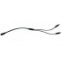 Enson Cable Distribuidor 1 a 2 Canales, 40cm, Negro  1