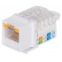 Intellinet Jack de Red Cat6 UTP, RJ-45, Blanco  1