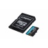 Memoria Flash Kingston Canvas Go! Plus, 256GB MicroSDXC UHS-I Clase 10, con Adaptador   2