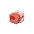 LinkedPRO Conector Jack RJ-45 Cat6e, Rojo  1